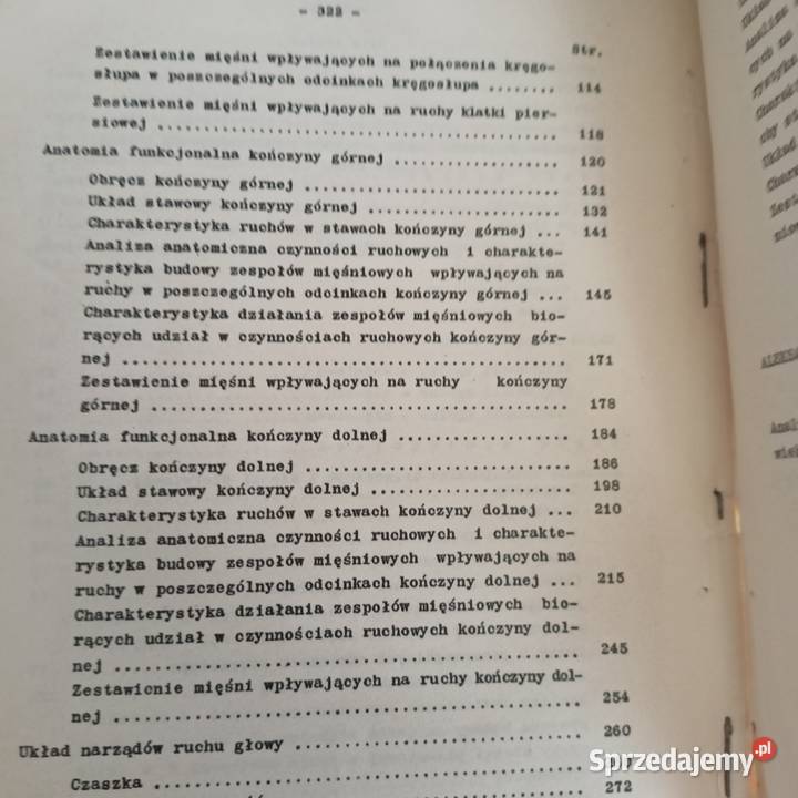 Zarys anatomii funkcjonalnej książki wysyłka Gdańsk sprzedam