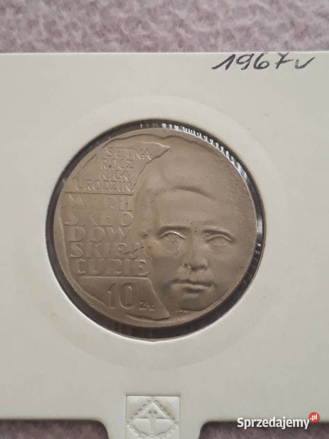 10 Maria SkłodowskaCurie 1967 r Mennicze