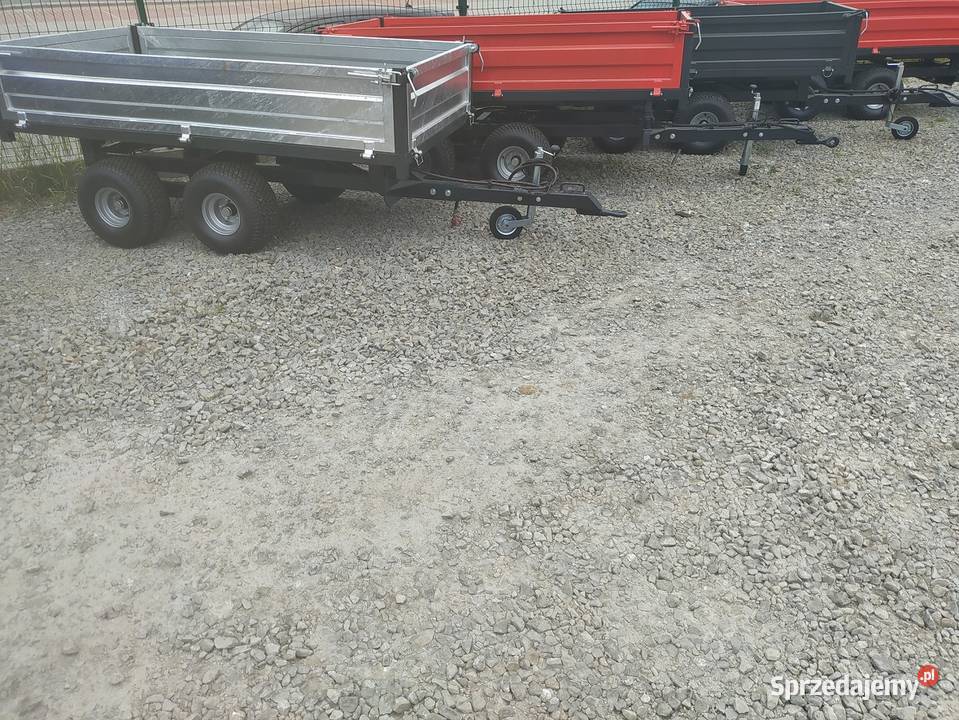 Przyczepa rolnicza dwuosiowa 25T z kiprem nieuszkodzony małopolskie Gorlice