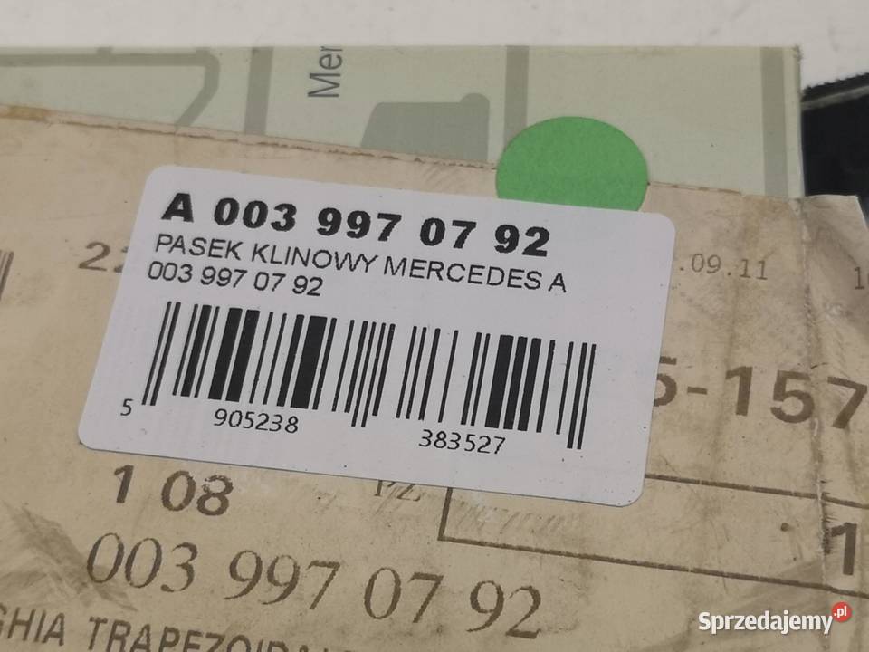 PASEK KLINOWY MERCEDES O 405 1985 NOWY ORYG