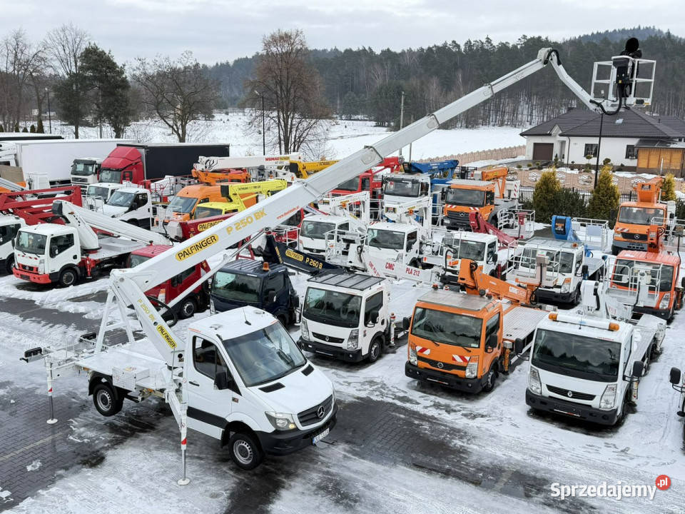 Mercedes Sprinter Podnośnik Koszowy 25m 2200cm3 Widełki