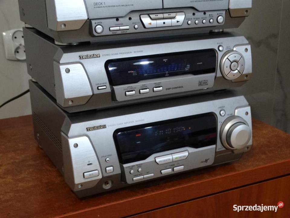 Wieża Technics SAEH550 pilot WYSYŁKA Wieże i miniwieże Jasło