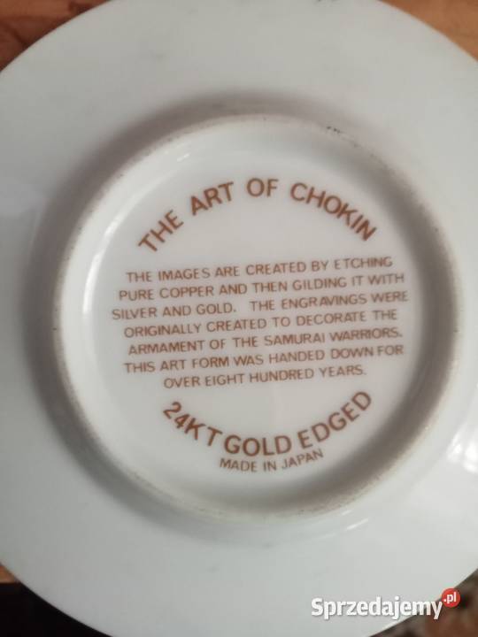 talerze dekoracyjne the art of chokin Nowy Tomyśl sprzedam