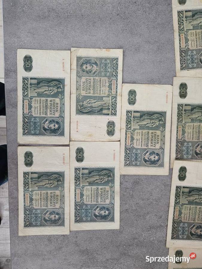 Banknot 50 1941 Generalna Gubernia zestaw 11 Rabka-Zdrój