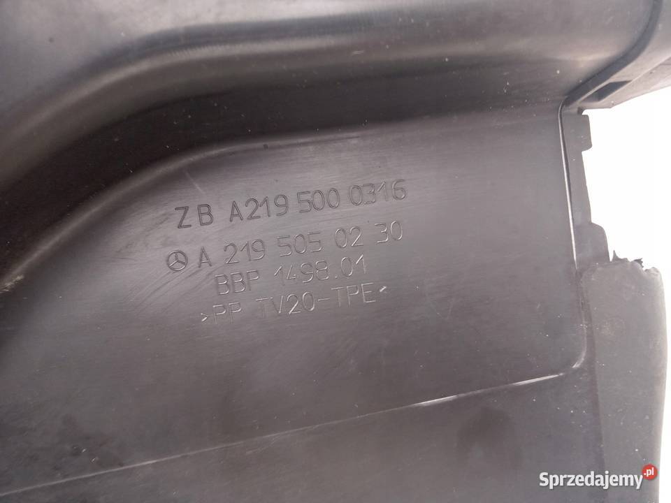 KIEROWNICA POWIETRZA MERCEDES CLS W219 wielkopolskie Nowy Tomyśl