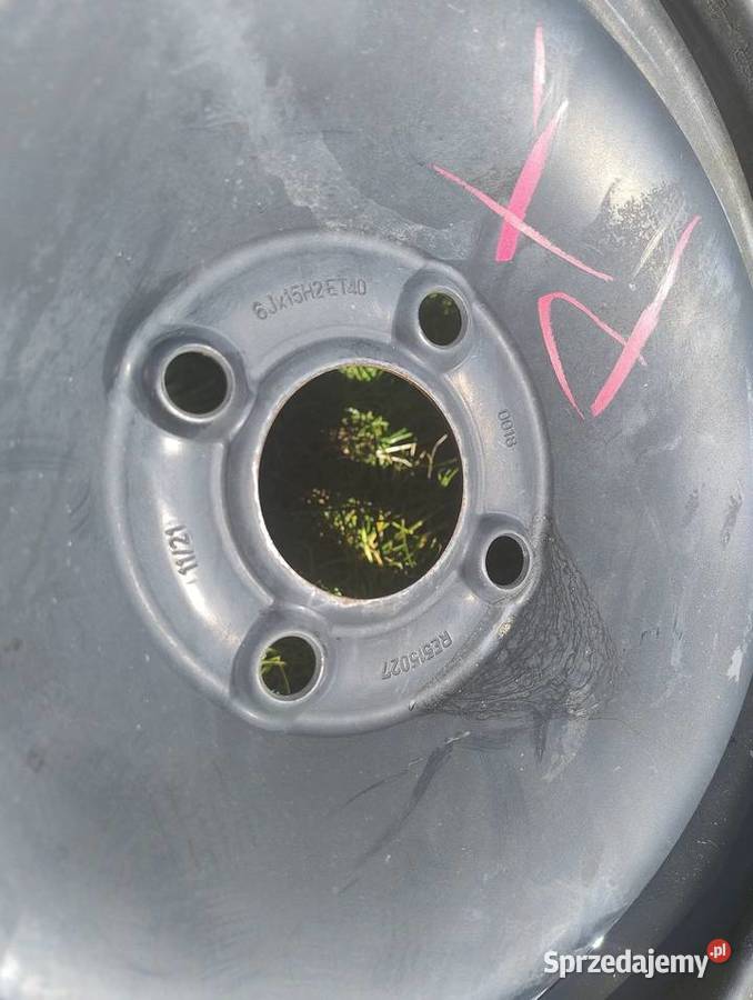 4 felgi stalowe Renault 15 2021 4x100 601mm ET40 Motoryzacja