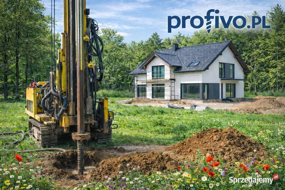 odwierty pod pompę ciepła