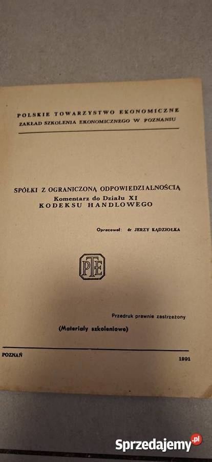 Biały Kruk Spółki z oo Komentarz 1981 Unikat Poznań