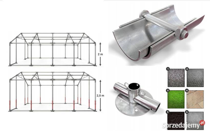 8x12x25m Namiot Handlowy magazynowy OUTLET sprzedam