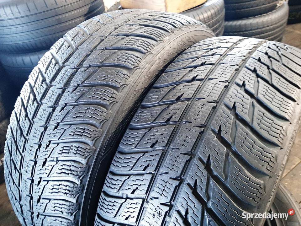 2x Opona UŻYWANA ZIMOWA 23550R19 NOKIAN 169 Zaścianki