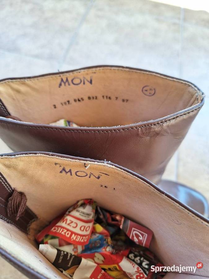 Buty wojskowe ze skóry rozmiar 26 Płońsk