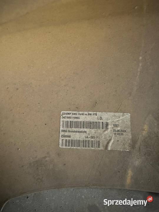 Mercedes CL 216 63 AMG 2011r Zderzak przedni Rok produkcji 2011 Mikołów
