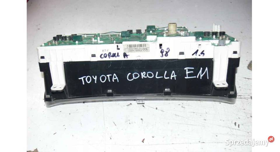 LICZNIK 838001A850 Toyota Corolla VIII 13 B Wyposażenie wnętrza Wielkie Drogi