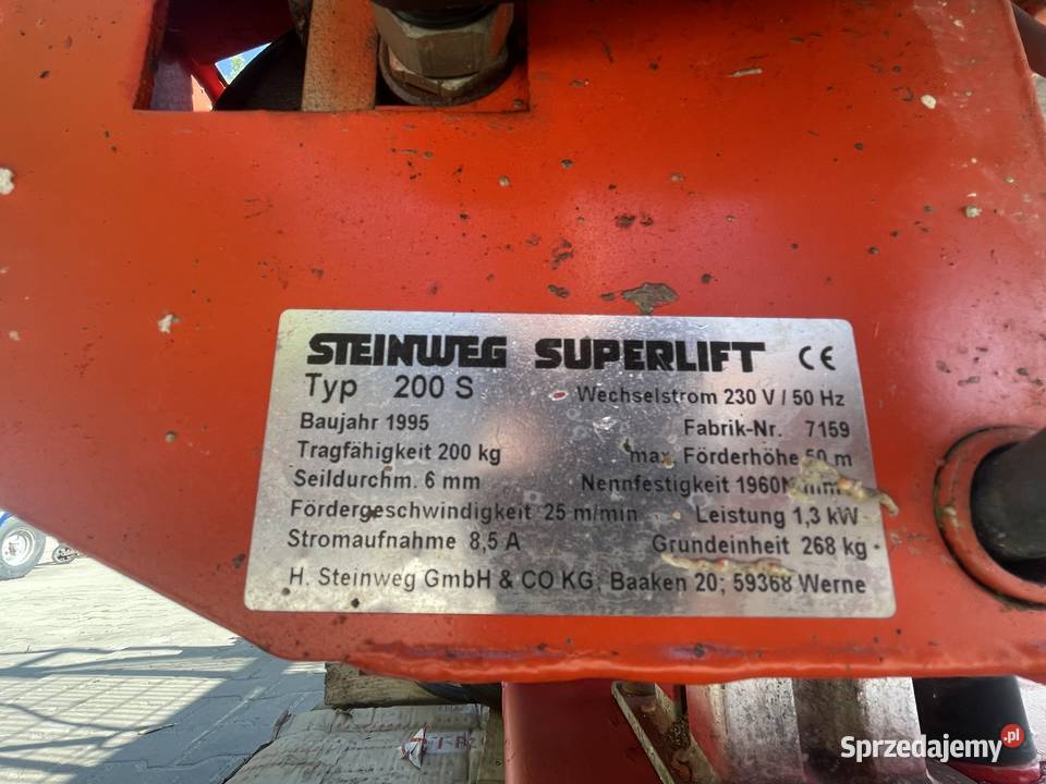 Winda budowlana wyciąg Steinweg Superlift 200 s Ślesin