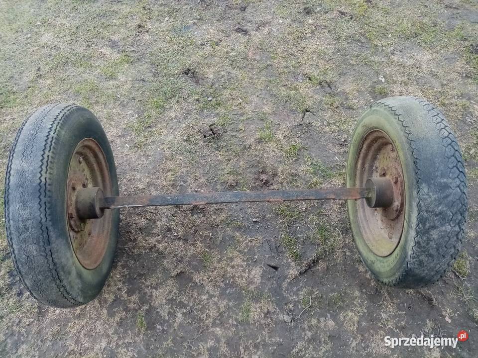 Oś kompletna z kołami Dębica