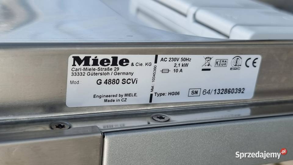 Zmywarka do zabudowy Miele G 4880 SCVi szer 45 Wrocław sprzedam