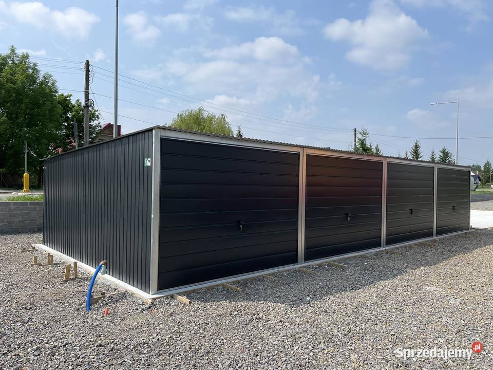 Garaż blaszany 12x5 Wzmocniony PROFILAMI Sandomierz