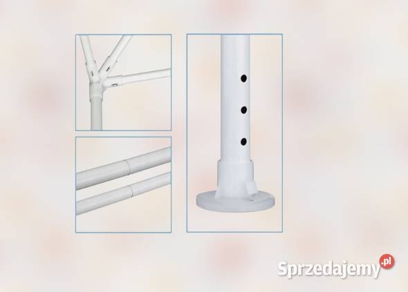 PAWILON OGRODOWY DUŻY biały SOLIDNY 3x3m Architektura ogrodowa