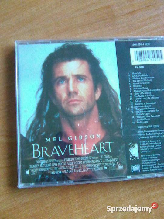 Braveheart Sondtrack Płyty i kasety mazowieckie Warszawa