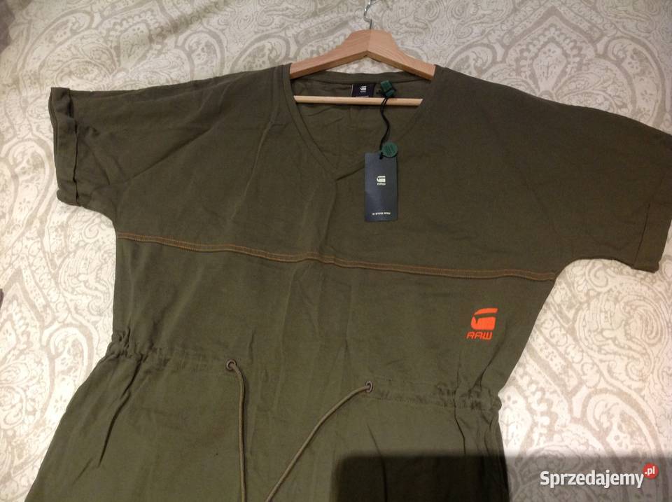 Sukienka Khaki Damska GSTAR RAW M NOWA