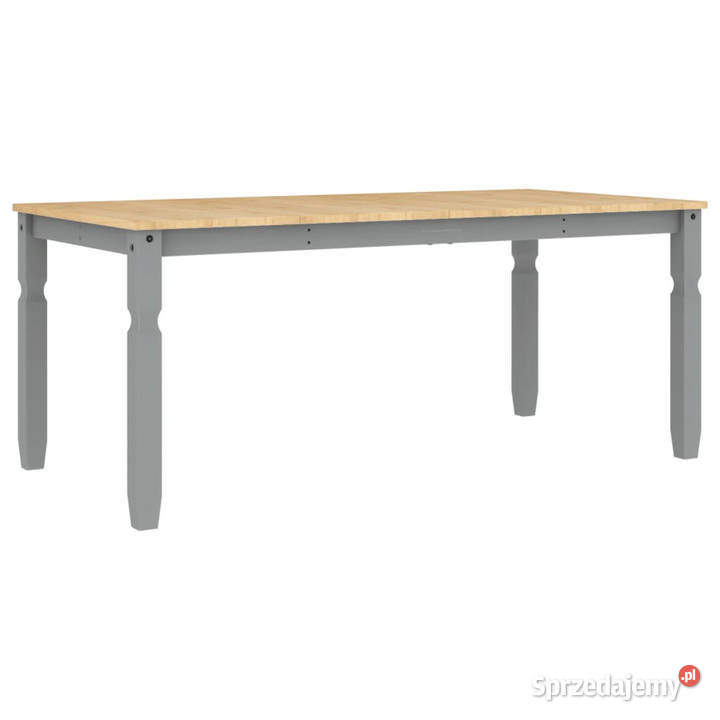 Stół jadalniany Corona szary 180x90x75 drewno Warszawa