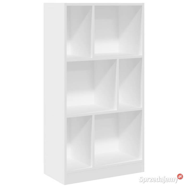Regał biały 57x285x1075 materiał drewnopochodny