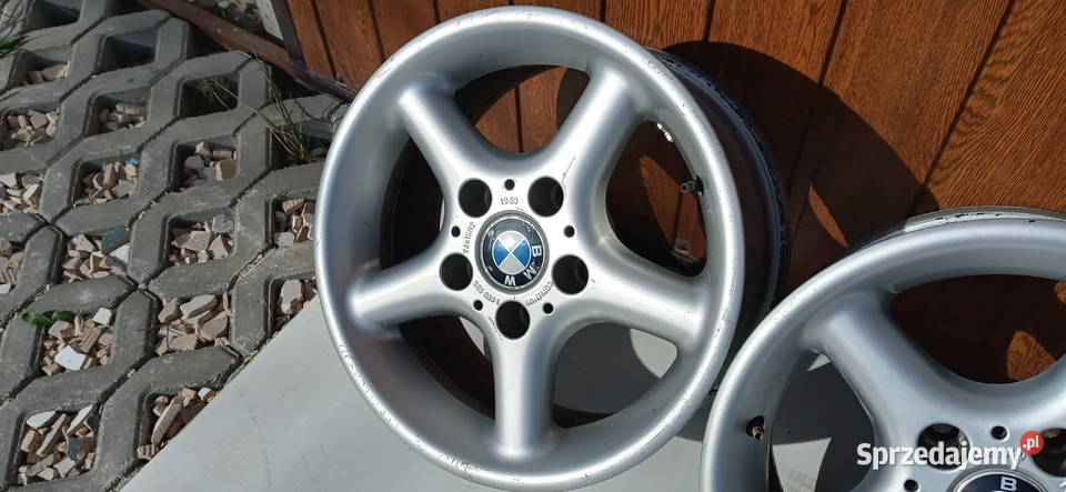 felgi aluminiowe BMW E36 7Jx15 oryginalne ET20 Sieradz sprzedam