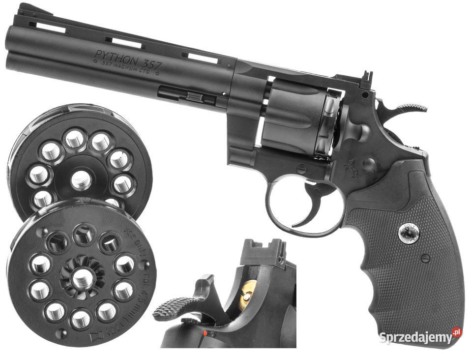 Rewolwer wiatrówka Colt Python 6 45 mm BB CO2