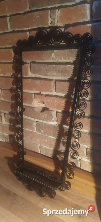 Rama metalowa lustro PRL Industrial Loft Vintage zachodniopomorskie Szczecinek