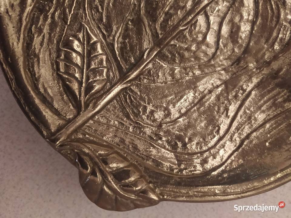 Patera z masywnego mosiądzu Gdańsk sprzedam
