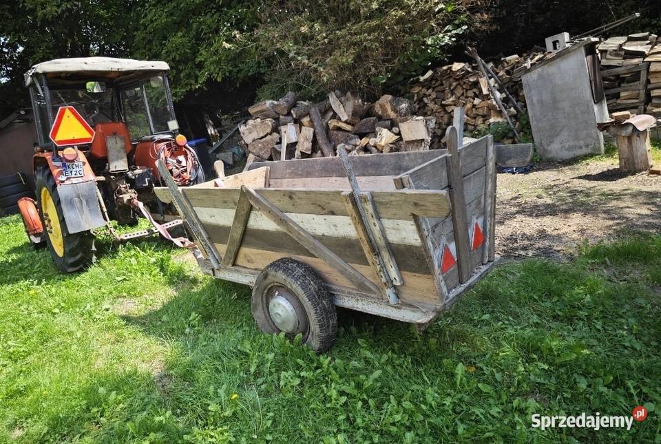 Przyczepka do traktorka wóz przyczepka sprzedam