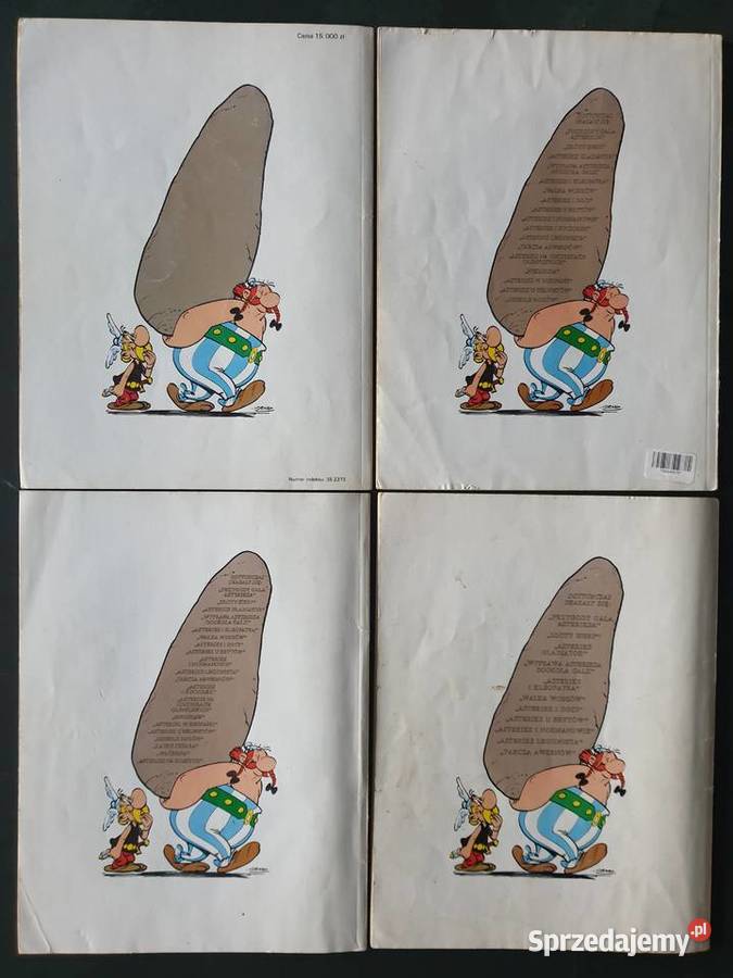 Asterix 4 komiksy pierwsze wydania pomorskie sprzedam