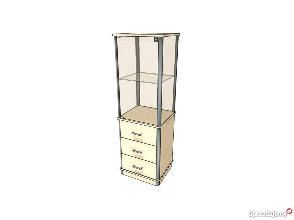 Oszklona gablota sklepowa meble sklepowe gabloty Nowy Dwór Mazowiecki
