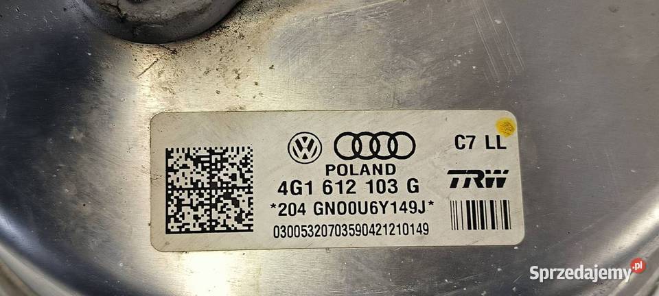 SERWO HAMULCOWE AUDI A6 C7 4G1612103G osobowe