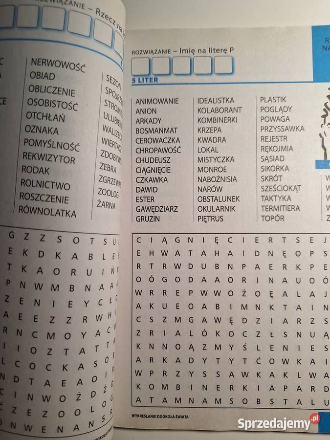 Wykreślanki Dookoła Świata Listopad 2014 Antykwariat Warszawa