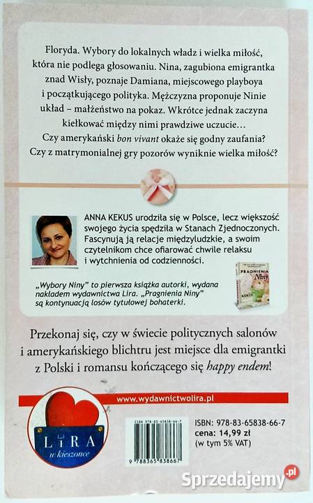 Wybory Niny Pocket Anna Kekus Proza i poezja Kraków sprzedam