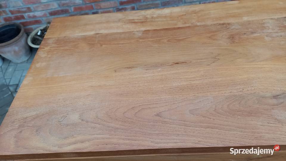 Komoda teak drewniana kolonialna Szafka pod sprzedam