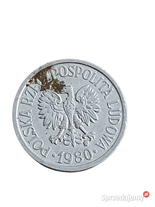 Stara moneta Polska 10 groszy 1980 unikat antyk Cieszyn