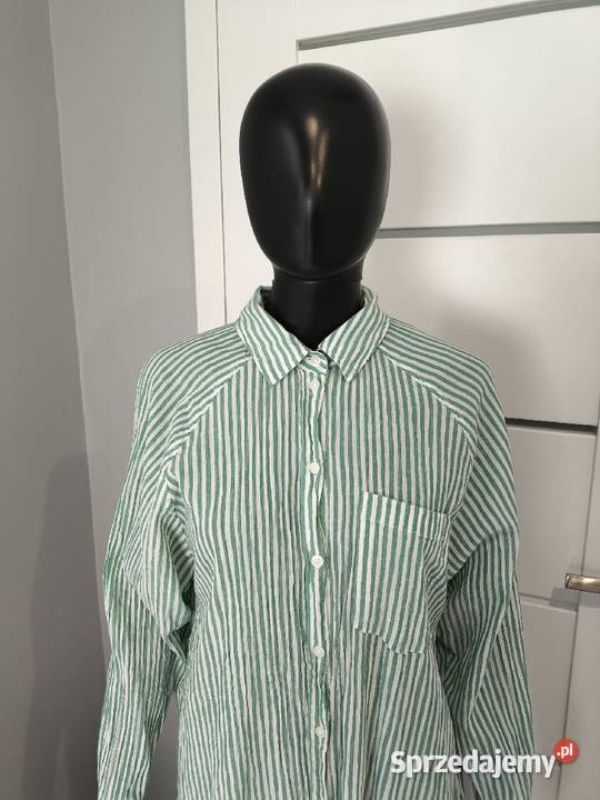 Koszula damska HM rozmiar XS zielona Rozmiar 34(XS) Poznań