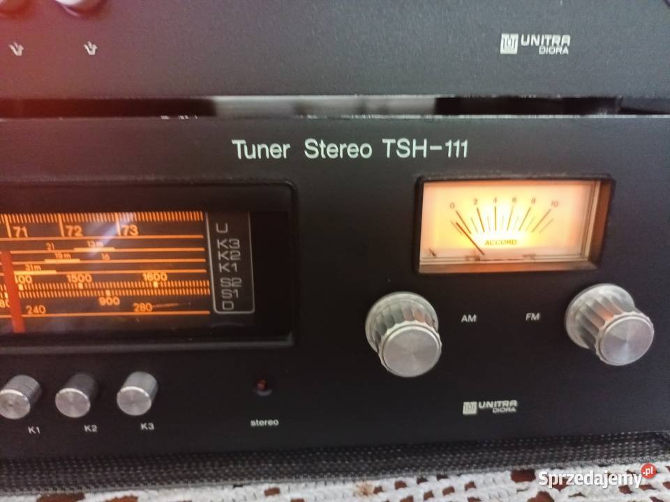 Wzmacniacz WHS 111 Tuner THS 111 Czarny Kruk Tychy
