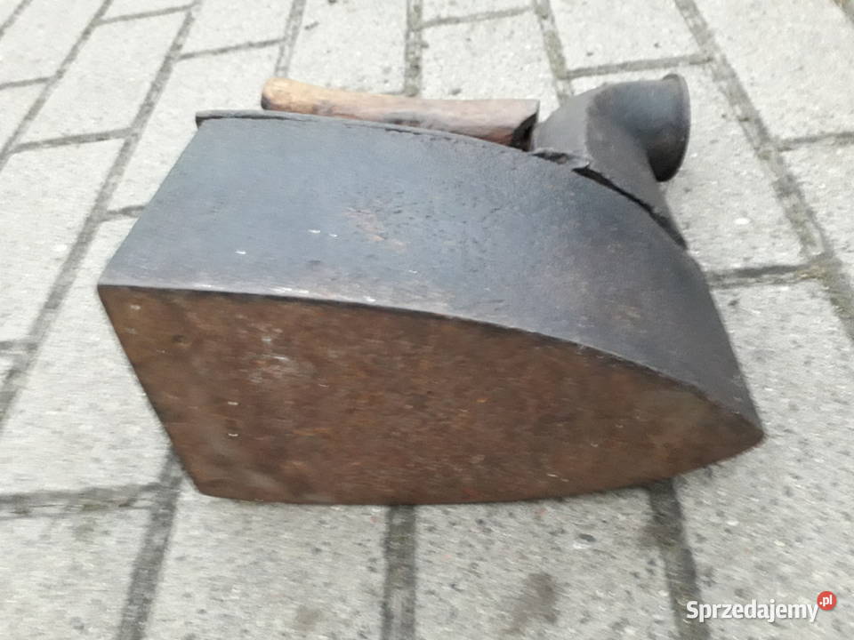Zabytkowe żelazko na wegiel z kominem Warszawa sprzedam