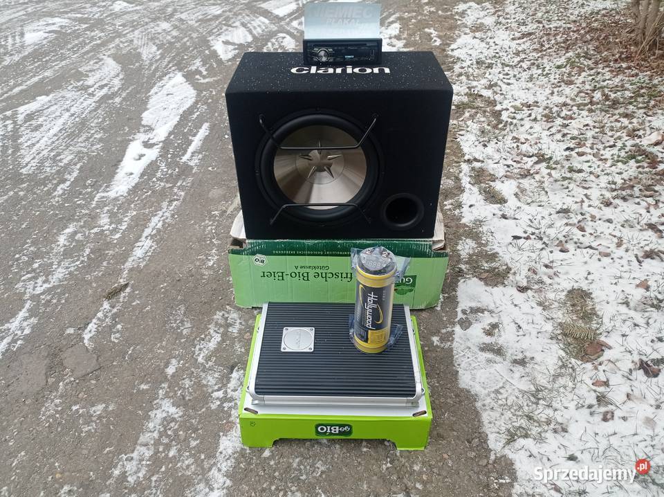 Tuba Subwoofer Skrzynia Basowa CLARION 350RMS Dzierżoniów