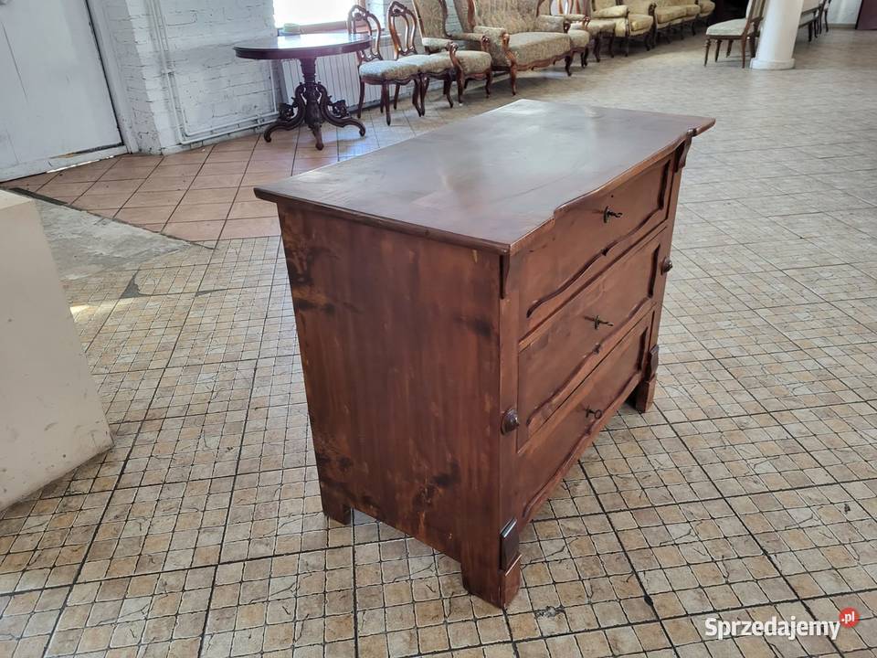 Antyczna komoda z trzema szufladami Rybnik