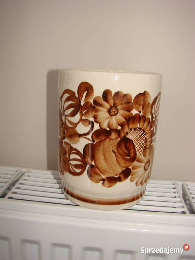 fajansowy pojemnik PRL Pruszcz Gdański