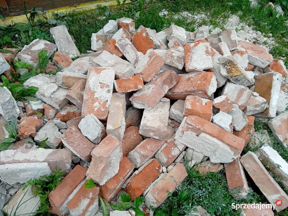 Cegła betonowa ceramiczna gruz bud sprzedam