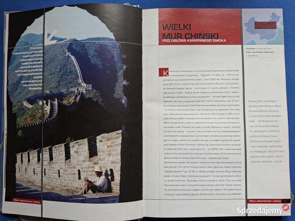 Chiny cuda świata Rzeczpospolita Rok wydania 2007 Mapy i przewodniki małopolskie Kraków