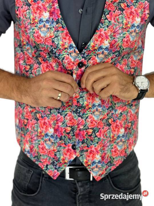 GIOVANNI PERA kamizelka męska D626 kolorowa w Rozmiar L wielkopolskie Ostrów Wielkopolski