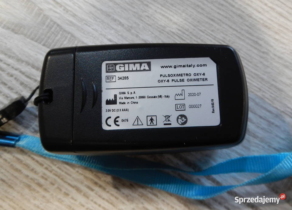 Pulsoksymetr Gima OXY6
