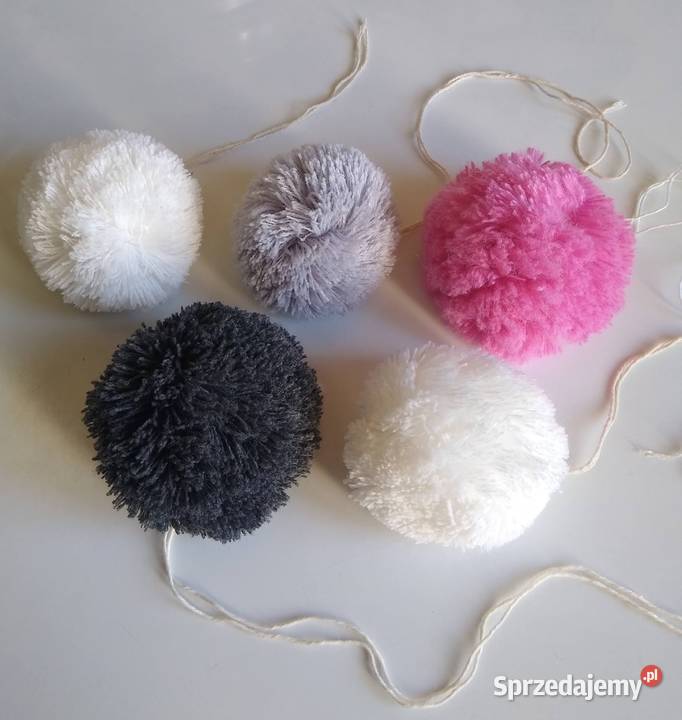 Pompon Pompony Zestaw 5 sztuk Gdańsk