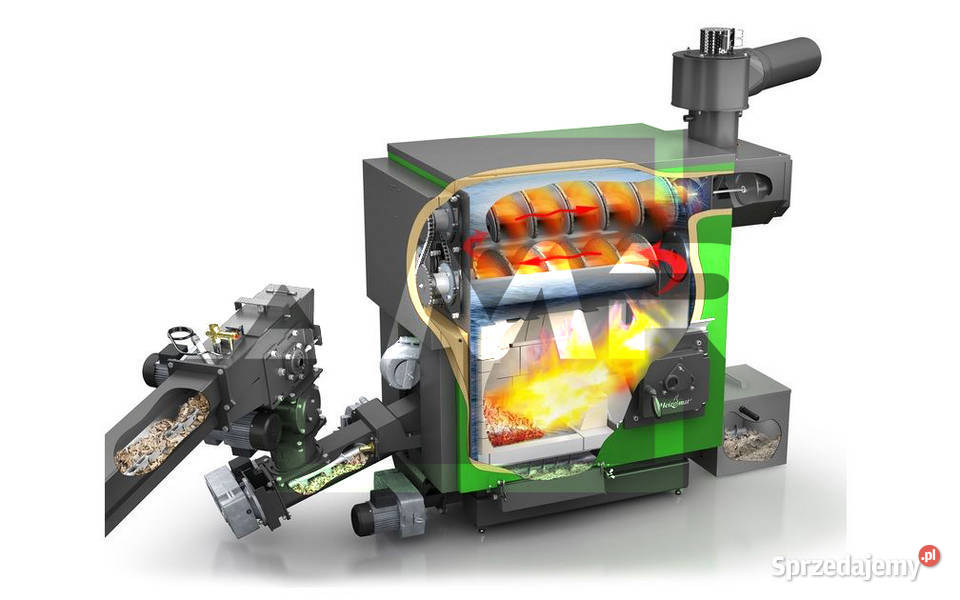 NOWY piec na torcinę zrębkę biomasę HEIZOMAT pomorskie Pałubice